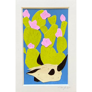The Recess Gallery, Melanie Olrich "Cactus and Skull"