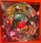 Image of A.L.M. "Audio Musica Lingual" 7" acetate +7" pic /flexi collage + 5 picture 7" + 2 inserts + mix cd 