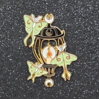 Image 2 of Lunar Moth Lantern Glow in the Dark