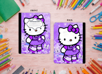 Purple Hello Kitty Composition Notebook