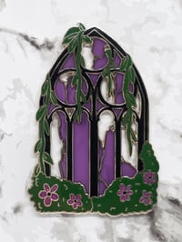 Image 1 of Dark Decay Window Enamel Pin