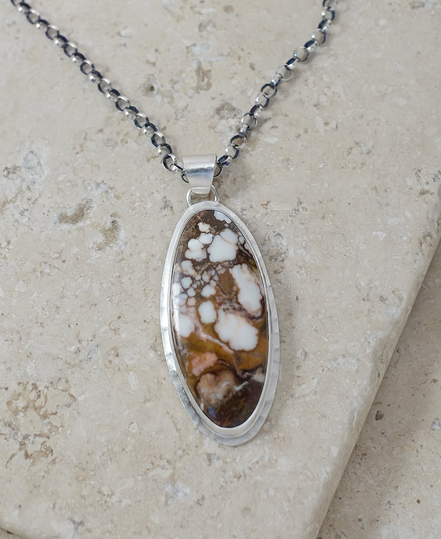 Image of Wild Horse Magnesite and Sterling Silver