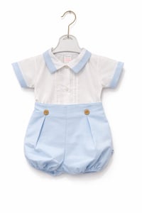 boys sky blue short set