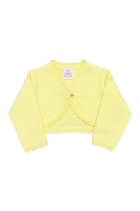 Image 2 of Pearl 100% cotton bolero cardigans