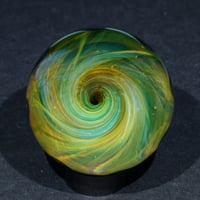 Image 1 of  Gold and Silver Fumed Vortex Marble