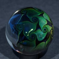 Image 6 of  Gold and Silver Fumed Vortex Marble