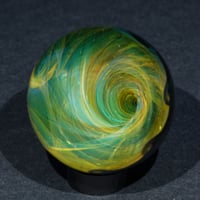 Image 3 of  Gold and Silver Fumed Vortex Marble