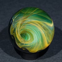 Image 13 of  Gold and Silver Fumed Vortex Marble