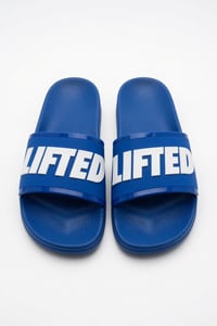 Blue Lifted Slides