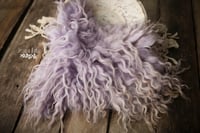 Candy Hearts Purple hand felted fur