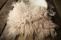 Tan hand felted fur