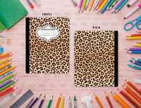 Leopard Print Composition Notebook
