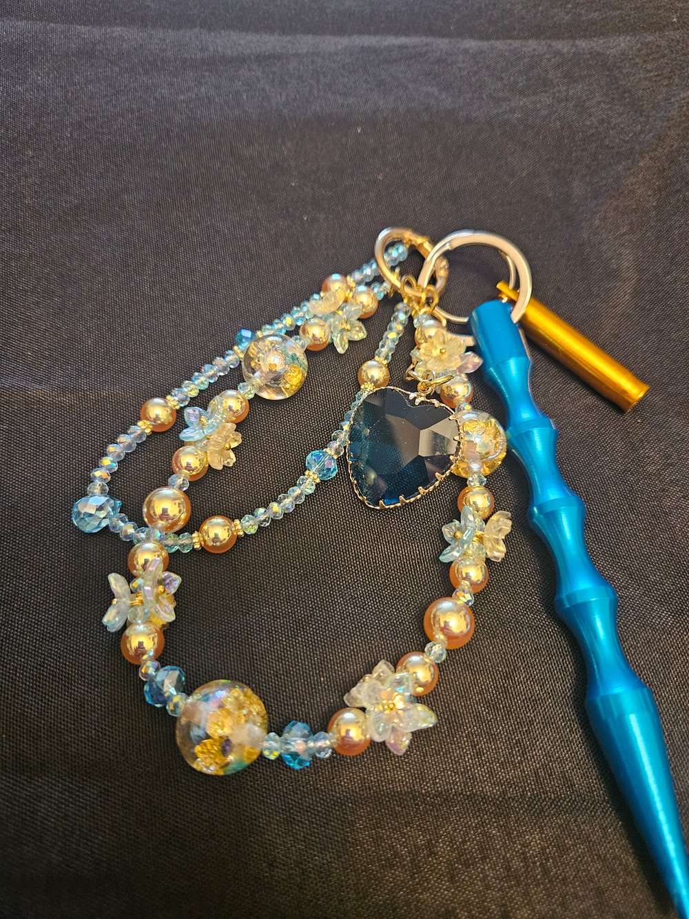 Image of Blue Heart Safety Charm