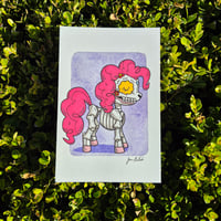 Image 2 of Original Art- Pinky Pie Calavera 