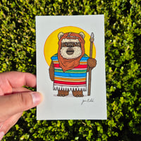 Image 1 of Original Art- Sarape Ewok