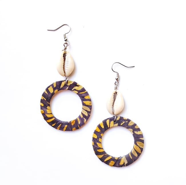Brooklyn Mini Wrapped Hoop Earrings 