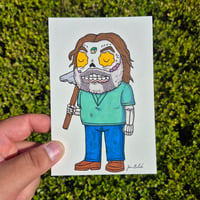 Image 1 of Original Art- Minecraft Steve Calavera 