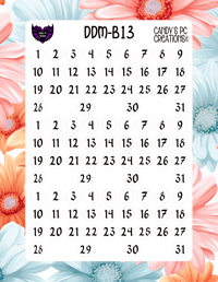 Image 14 of Date Dot Medium Font B-B24