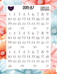 Image 8 of Date Dot Medium Font B-B24