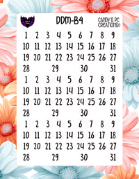 Image 5 of Date Dot Medium Font B-B24
