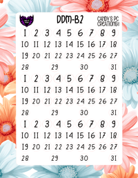 Image 3 of Date Dot Medium Font B-B24