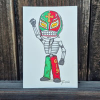 Image 2 of Original Art- Rey Mysterio Calavera 
