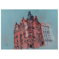 Image 1 of Corner Of Saint Vincent Street and Hope Street  - Soft pastels and Cha...