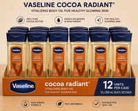 Vaseline Intensive Care Cocoa Radiant Body Oil – 12 Units per Case