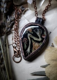 Image 2 of Mouse Leg and Floral Pendant