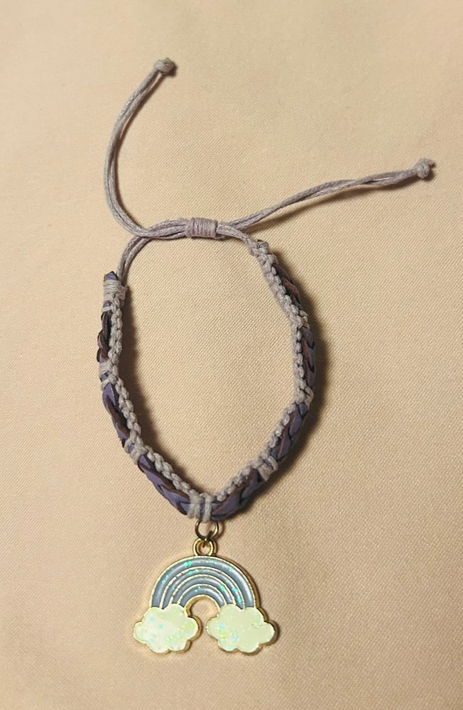 Image of Lilac Rainbow bracelet