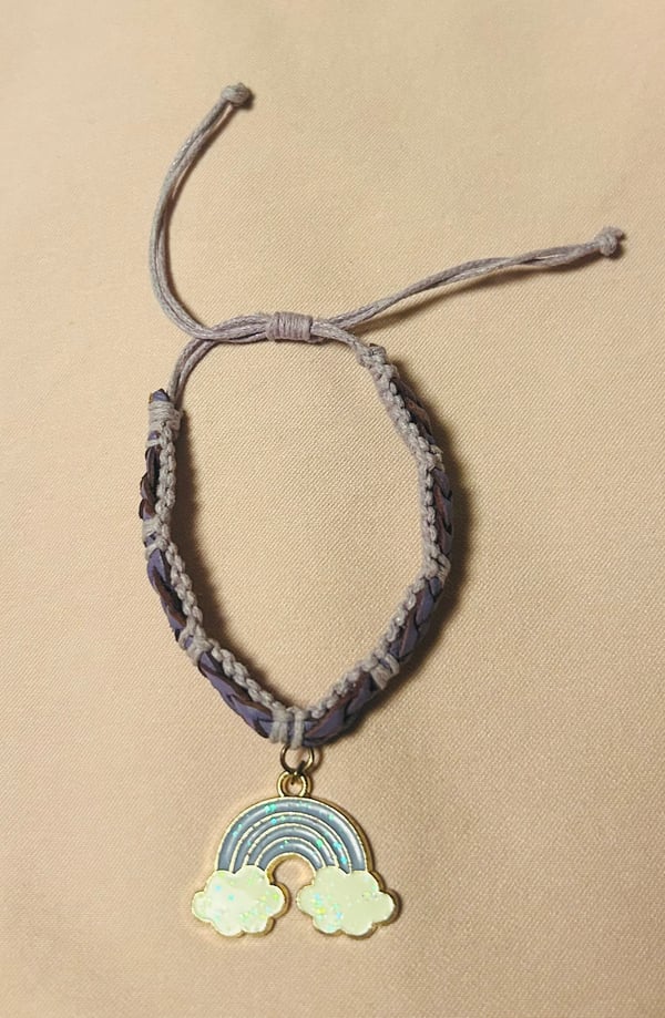 Image of Lilac Rainbow bracelet