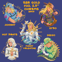 Image of SBR Gold Foil acrylic charms