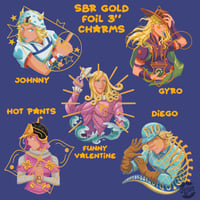 Image of SBR Gold Foil acrylic charms