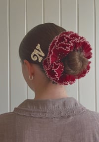 Image 1 of Spotty Dotty in Red Scrunchie 