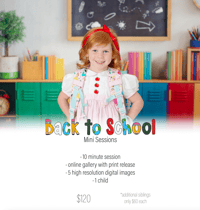 Image 1 of Back To School Mini Sessions