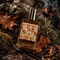 Image 1 of Fall on Campus Extrait de Parfum — Damp Leaves. Wet Earth. Faint Smoke. Amber.