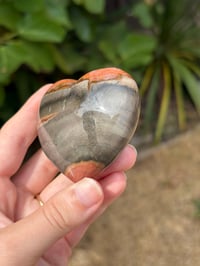 Image 4 of Polychrome Jasper Heart #2