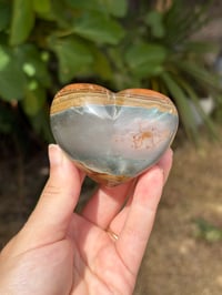 Image 4 of Polychrome Jasper Heart #3