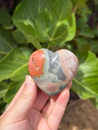 Image 6 of Polychrome Jasper Heart #7