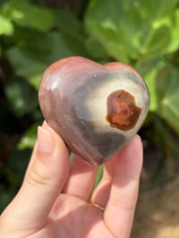 Image 3 of Polychrome Jasper Heart #8