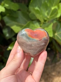 Image 5 of Polychrome Jasper Heart #8