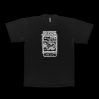 Image 1 of *PREORDER* BONES/DEERGOD - EVERYTHINGISWORSEATNIGHT BLACK SHIRT