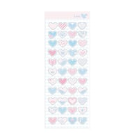 Image 2 of 3D Plastic Heart Stickers