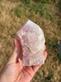 Image 2 of Rose Quartz Half Polished Point
