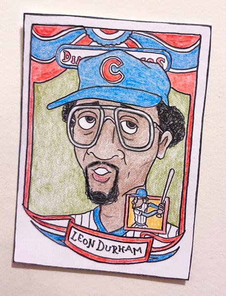 Image of Original pencil artwork—Leon Durham