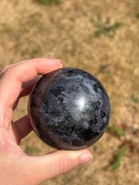 Image 6 of Indigo Gabbro Sphere #2