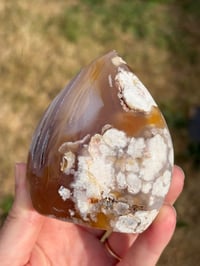 Image 3 of Flower Agate Freeform #8