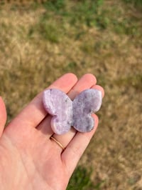 Image 6 of Lepidolite 3D butterfly