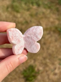 Image 3 of Pink Opal 3D butterfly