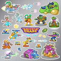 Image 2 of Bucky O'Hare Arcade Sticker/Magnet Sets (28 Pieces)